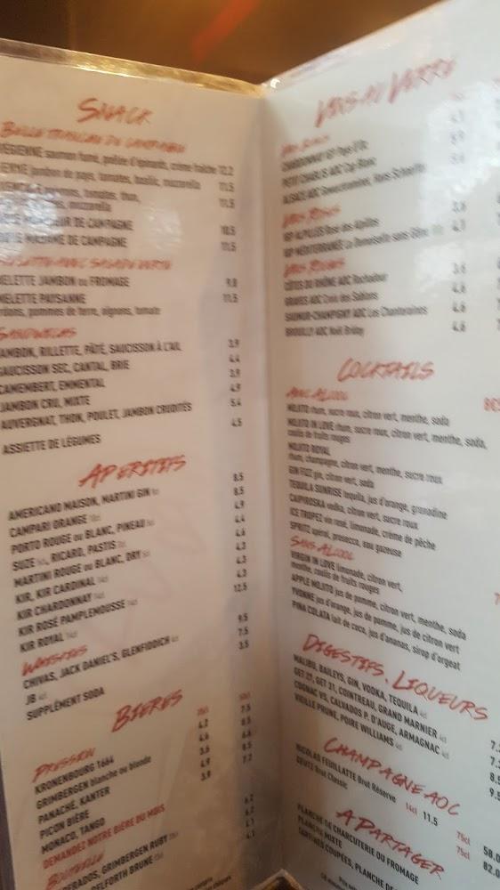 Bistro Charl'Yvonne - Menu Image 1